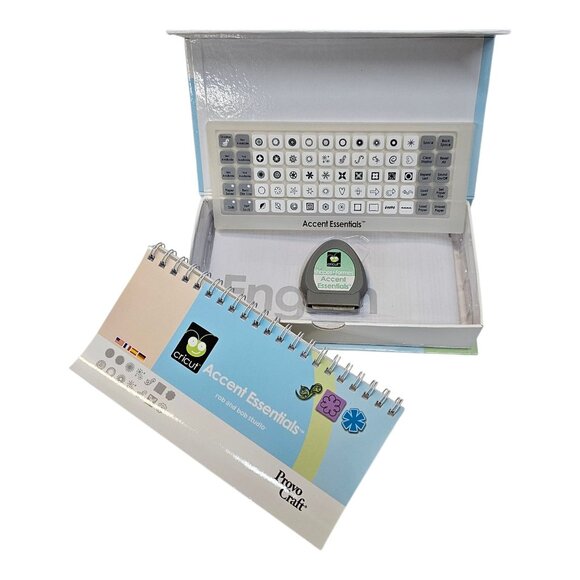 Cricut Provo Craft Shapes Cartridge Accent Essentials Link Status Unknown - Picture 2 of 11